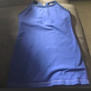 Blue Lululemon tank top